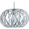 Lustres, suspensions et plafonniers Tosel Suspension globe m&eacute;tal aluminium Argent&eacute; Unique. . Maison & D&eacute;co > Lustres, suspensions et plafonniers.