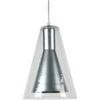 Lustres, suspensions et plafonniers Tosel Suspension conique m&eacute;tal aluminium Argent&eacute; Unique. . Maison & D&eacute;co > Lustres, suspensions et plafonniers.