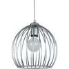 Lustres, suspensions et plafonniers Tosel Suspension globe m&eacute;tal aluminium Argent&eacute; Unique. . Maison & D&eacute;co > Lustres, suspensions et plafonniers.