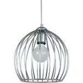 Lustres, suspensions et plafonniers Tosel Suspension globe m&eacute;tal aluminium Argent&eacute; Unique. . Maison & D&eacute;co > Lustres, suspensions et plafonniers.