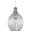 Lustres, suspensions et plafonniers Tosel Suspension d&ocirc;me m&eacute;tal aluminium Argent&eacute; Unique. . Maison & D&eacute;co > Lustres, suspensions et plafonniers.