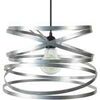 Lustres, suspensions et plafonniers Tosel Suspension g&eacute;om&eacute;trique m&eacute;tal aluminium Argent&eacute; Unique. . Maison & D&eacute;co > Lustres, suspensions et plafonniers.