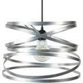 Lustres, suspensions et plafonniers Tosel Suspension g&eacute;om&eacute;trique m&eacute;tal aluminium Argent&eacute; Unique. . Maison & D&eacute;co > Lustres, suspensions et plafonniers.