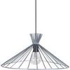 Lustres, suspensions et plafonniers Tosel Suspension conique m&eacute;tal aluminium Argent&eacute; Unique. . Maison & D&eacute;co > Lustres, suspensions et plafonniers.