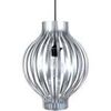 Lustres, suspensions et plafonniers Tosel Suspension globe m&eacute;tal aluminium Argent&eacute; Unique. . Maison & D&eacute;co > Lustres, suspensions et plafonniers.