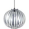 Lustres, suspensions et plafonniers Tosel Suspension globe m&eacute;tal aluminium Argent&eacute; Unique. . Maison & D&eacute;co > Lustres, suspensions et plafonniers.