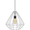 Lustres, suspensions et plafonniers Tosel Suspension g&eacute;om&eacute;trique m&eacute;tal aluminium Argent&eacute; Unique. . Maison & D&eacute;co > Lustres, suspensions et plafonniers.