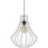 Lustres, suspensions et plafonniers Tosel Suspension g&eacute;om&eacute;trique m&eacute;tal aluminium Argent&eacute; Unique. . Maison & D&eacute;co > Lustres, suspensions et plafonniers.
