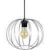 Lustres, suspensions et plafonniers Tosel Suspension globe m&eacute;tal aluminium Argent&eacute; Unique. . Maison & D&eacute;co > Lustres, suspensions et plafonniers.