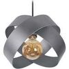 Lustres, suspensions et plafonniers Tosel Suspension g&eacute;om&eacute;trique m&eacute;tal aluminium Argent&eacute; Unique. . Maison & D&eacute;co > Lustres, suspensions et plafonniers.
