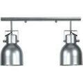 Lustres, suspensions et plafonniers Tosel Lustre bar m&eacute;tal aluminium Argent&eacute; Unique. . Maison & D&eacute;co > Lustres, suspensions et plafonniers.