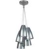Lustres, suspensions et plafonniers Tosel Lustre grappe m&eacute;tal aluminium Argent&eacute; Unique. . Maison & D&eacute;co > Lustres, suspensions et plafonniers.