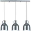 Lustres, suspensions et plafonniers Tosel Lustre bar m&eacute;tal aluminium Argent&eacute; Unique. . Maison & D&eacute;co > Lustres, suspensions et plafonniers.