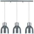 Lustres, suspensions et plafonniers Tosel Lustre bar m&eacute;tal aluminium Argent&eacute; Unique. . Maison & D&eacute;co > Lustres, suspensions et plafonniers.