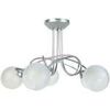 Lustres, suspensions et plafonniers Tosel Lustre multi bras m&eacute;tal aluminium Argent&eacute; Unique. . Maison & D&eacute;co > Lustres, suspensions et plafonniers.
