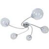 Lustres, suspensions et plafonniers Tosel Lustre multi bras m&eacute;tal aluminium Argent&eacute; Unique. . Maison & D&eacute;co > Lustres, suspensions et plafonniers.
