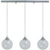 Lustres, suspensions et plafonniers Tosel Lustre bar m&eacute;tal aluminium Argent&eacute; Unique. . Maison & D&eacute;co > Lustres, suspensions et plafonniers.