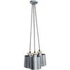 Lustres, suspensions et plafonniers Tosel Lustre grappe m&eacute;tal aluminium Argent&eacute; Unique. . Maison & D&eacute;co > Lustres, suspensions et plafonniers.