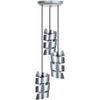 Lustres, suspensions et plafonniers Tosel Lustre grappe m&eacute;tal aluminium Argent&eacute; Unique. . Maison & D&eacute;co > Lustres, suspensions et plafonniers.