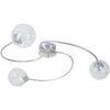 Lustres, suspensions et plafonniers Tosel Plafonnier multi bras m&eacute;tal aluminium Argent&eacute; Unique. . Maison & D&eacute;co > Lustres, suspensions et plafonniers.