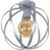 Lustres, suspensions et plafonniers Tosel Plafonnier globe m&eacute;tal aluminium Argent&eacute; Unique. . Maison & D&eacute;co > Lustres, suspensions et plafonniers.