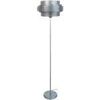 Lampadaires Tosel Lampadaire droit m&eacute;tal aluminium Argent&eacute; Unique. . Maison & D&eacute;co > Lampadaires.