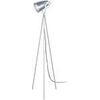 Lampadaires Tosel Lampadaire tr&eacute;pied m&eacute;tal aluminium Argent&eacute; Unique. . Maison & D&eacute;co > Lampadaires.