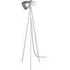 Lampadaires Tosel Lampadaire tr&eacute;pied m&eacute;tal aluminium Argent&eacute; Unique. . Maison & D&eacute;co > Lampadaires.
