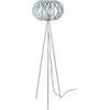 Lampadaires Tosel Lampadaire tr&eacute;pied m&eacute;tal aluminium Argent&eacute; Unique. . Maison & D&eacute;co > Lampadaires.