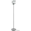 Lampadaires Tosel Lampadaire droit m&eacute;tal aluminium Argent&eacute; Unique. . Maison & D&eacute;co > Lampadaires.