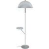Lampadaires Tosel Lampadaire &eacute;tag&egrave;re m&eacute;tal aluminium Argent&eacute; Unique. . Maison & D&eacute;co > Lampadaires.