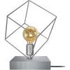 Lampes de bureau Tosel Lampe a poser g&eacute;om&eacute;trique m&eacute;tal aluminium Argent&eacute; Unique. . Maison & D&eacute;co > Lampes de bureau.