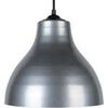 Lustres, suspensions et plafonniers Tosel Suspension d&ocirc;me m&eacute;tal aluminium Argent&eacute; Unique. . Maison & D&eacute;co > Lustres, suspensions et plafonniers.