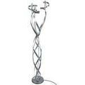 Lampadaires Tosel Lampadaire multi bras m&eacute;tal aluminium Argent&eacute; Unique. . Maison & D&eacute;co > Lampadaires.