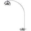 Lampadaires Tosel Lampadaire arqu&eacute; m&eacute;tal aluminium Argent&eacute; Unique. . Maison & D&eacute;co > Lampadaires.