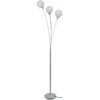 Lampadaires Tosel Lampadaire multi bras m&eacute;tal aluminium Argent&eacute; Unique. . Maison & D&eacute;co > Lampadaires.