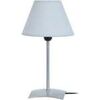 Lampes de bureau Tosel Lampe de chevet droit m&eacute;tal aluminium Argent&eacute; Unique. . Maison & D&eacute;co > Lampes de bureau.