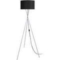 Lampadaires Tosel Lampadaire tr&eacute;pied m&eacute;tal aluminium et noir Argent&eacute; Unique. . Maison & D&eacute;co > Lampadaires. Grenoble