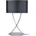 Lampes de bureau Tosel Lampe de salon g&eacute;om&eacute;trique m&eacute;tal aluminium et noir Argent&eacute; Unique. . Maison & D&eacute;co > Lampes de bureau.