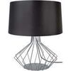 Lampes de bureau Tosel Lampe de salon filaire m&eacute;tal aluminium et noir Argent&eacute; Unique. . Maison & D&eacute;co > Lampes de bureau.