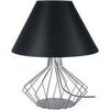 Lampes de bureau Tosel Lampe de salon filaire m&eacute;tal aluminium et noir Argent&eacute; Unique. . Maison & D&eacute;co > Lampes de bureau.