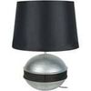 Lampes de bureau Tosel Lampe de salon globe m&eacute;tal aluminium et noir Argent&eacute; Unique. . Maison & D&eacute;co > Lampes de bureau.