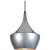 Lustres, suspensions et plafonniers Tosel Suspension conique m&eacute;tal aluminiumet cuivre Argent&eacute; Unique. . Maison & D&eacute;co > Lustres, suspensions et plafonniers.