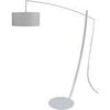 Lampadaires Tosel Lampadaire arqu&eacute; m&eacute;tal aluminiumet gris Argent&eacute; Unique. . Maison & D&eacute;co > Lampadaires.
