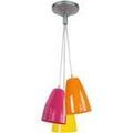 Luminaire sur Grenoble : Lustres, suspensions et plafonniers Tosel Lustre grappe m&eacute;tal aluminiumet multicolor Argent&eacute; Unique. . Maison & D&eacute;co > Lustres, suspensions et plafonniers.