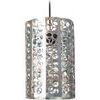 Lustres, suspensions et plafonniers Tosel Suspension cylindrique m&eacute;tal aluminiumet or Argent&eacute; Unique. . Maison & D&eacute;co > Lustres, suspensions et plafonniers.