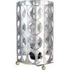 Lampes de bureau Tosel Lampe de chevet cylindrique m&eacute;tal aluminiumet or Argent&eacute; Unique. . Maison & D&eacute;co > Lampes de bureau.