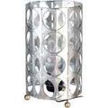 Luminaire sur Grenoble : Lampes de bureau Tosel Lampe de chevet cylindrique m&eacute;tal aluminiumet or Argent&eacute; Unique. . Maison & D&eacute;co > Lampes de bureau.