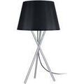 Luminaire sur Grenoble : Lampes de bureau Tosel Lampe de chevet tr&eacute;pied m&eacute;tal aluminuim et noir Argent&eacute; Unique. . Maison & D&eacute;co > Lampes de bureau.