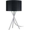 Lampes de bureau Tosel Lampe de chevet tr&eacute;pied m&eacute;tal aluminuim et noir Argent&eacute; Unique. . Maison & D&eacute;co > Lampes de bureau.